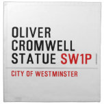 oliver cromwell statue  Napkins