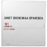 JANET OHENEWAA OPAREBEA     Napkins