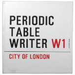 Periodic Table Writer  Napkins
