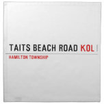 Taits Beach Road  Napkins
