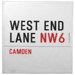 West End  Lane  Napkins