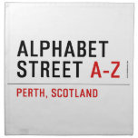 Alphabet  Street  Napkins