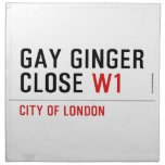 GAY GINGER CLOSE  Napkins