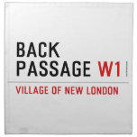 Back Passage  Napkins