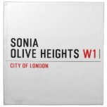 Sonia olive heights  Napkins