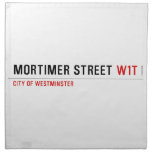 Mortimer Street  Napkins