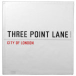 THREE POINT LANE  Napkins