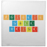 Periodic
 Table
 Writer  Napkins