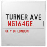 turner ave   Napkins