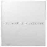 Química y Sociedad  Napkins
