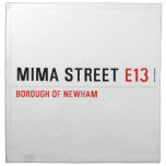 MIMA STREET  Napkins