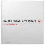 Daliah Sklar, Adv. Israel   Napkins