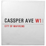 Cassper ave  Napkins