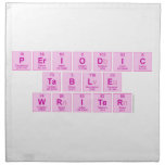 Periodic
 Table
 Writer  Napkins