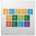 Happy
 Spring
 Break  Napkins
