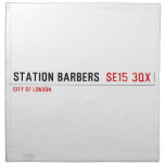 Station barbers   Napkins