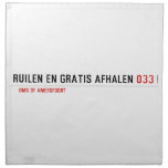 Ruilen en gratis afhalen  Napkins