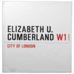 ELIZABETH U. CUMBERLAND  Napkins