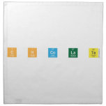 C H Co La Te  Napkins