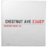  Chestnut Ave  Napkins