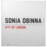 SONIA OBINNA  Napkins