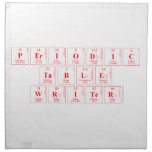 Periodic
 Table
 Writer  Napkins