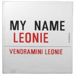 my  Name   Napkins