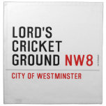 LORD'S CRICKET GROUND  Napkins