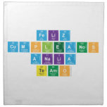 Feliz
 Cumpleanos
 Analia
 teamo  Napkins
