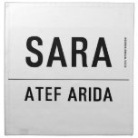 sara  Napkins