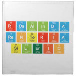 ROSALINDA
 RENTERIA
 SILERIO  Napkins