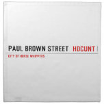 paul brown street   Napkins