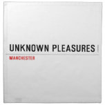 unKNOWN PLEASURES  Napkins