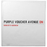 purple voucher avenue  Napkins