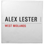 Alex Lester  Napkins