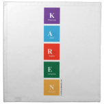 K
 A
 R
 E
 N  Napkins