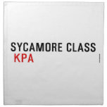 SYCAMORE CLASS   Napkins