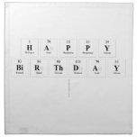 Happy
 Birthday
   Napkins