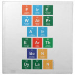 fire
 water
 air
 earth
 ben
 dylan  Napkins