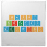 Happy
 birthday
 mehwish  Napkins