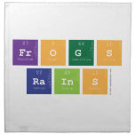 frogs
 rains  Napkins