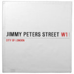 JIMMY PETERS Street  Napkins