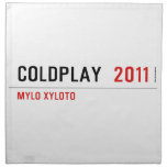 COLDPLAY   Napkins