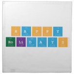 Happy 
 Holidays   Napkins