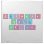 Periodic
 Table
 Writer  Napkins