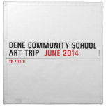 Dene community school art trip   Napkins