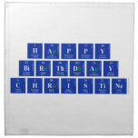 Happy 
 Birthday
 Christine  Napkins