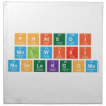 PHATEDI 
 MOLWIXI 
 MOSELAKGOMO   Napkins