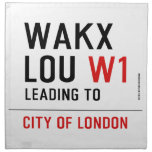 WAKX LOU  Napkins