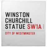 WINSTON CHURCHILL STATUE  Napkins